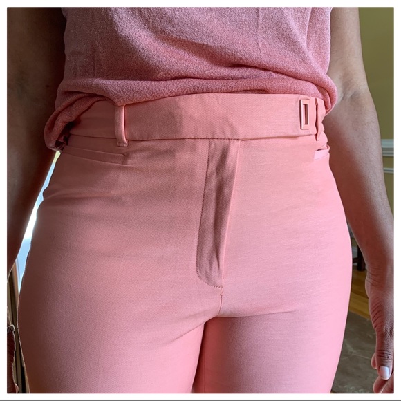 NWT! WHBM CORAL HAZE - SLIM CROPPED PANTS - Picture 14 of 16